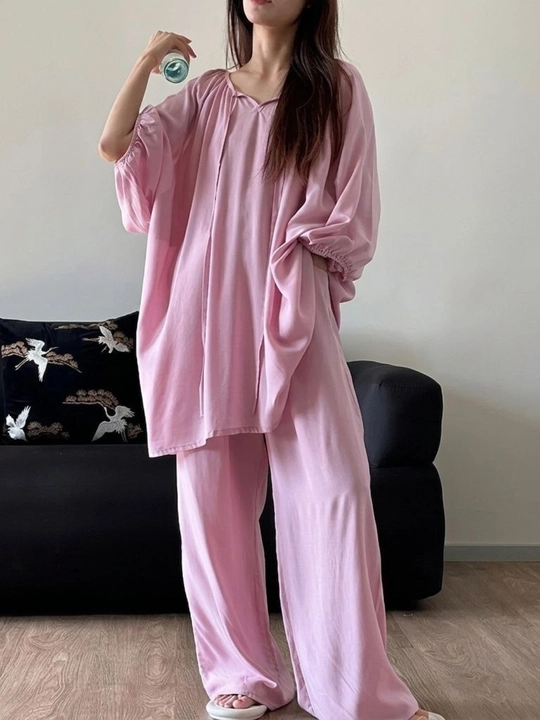 Ayollar oversayz kostyumi ikki qismli - 