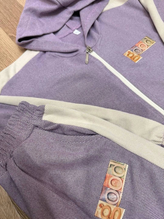 Qizlar va o‘g‘il bolalar uchun bolalar sport kostyumi kapyushonli
