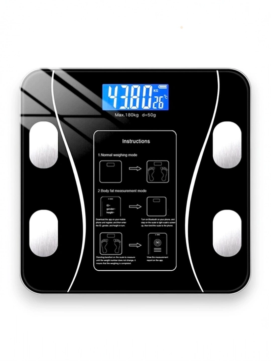 Sog'lom turmush tarzi, fitnes uchun aqlli tarozilar, 180 kg gacha