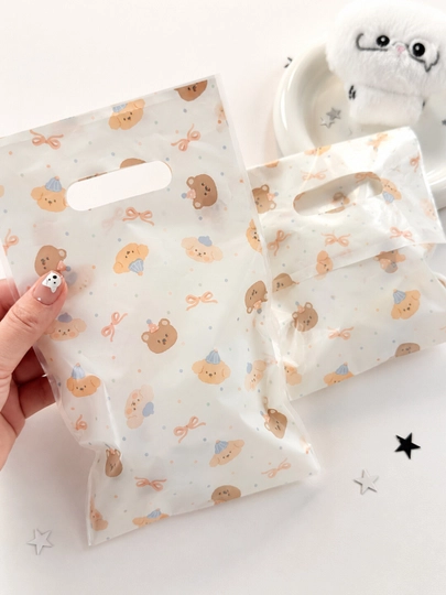 Sovg'a paketi, shaffof kreativ premium sifat kraft, palitilen har xil turdagi 10, 15, dona