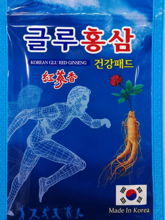 Power Red Ginseng qizil jenshenli koreys isituvchi plastiri