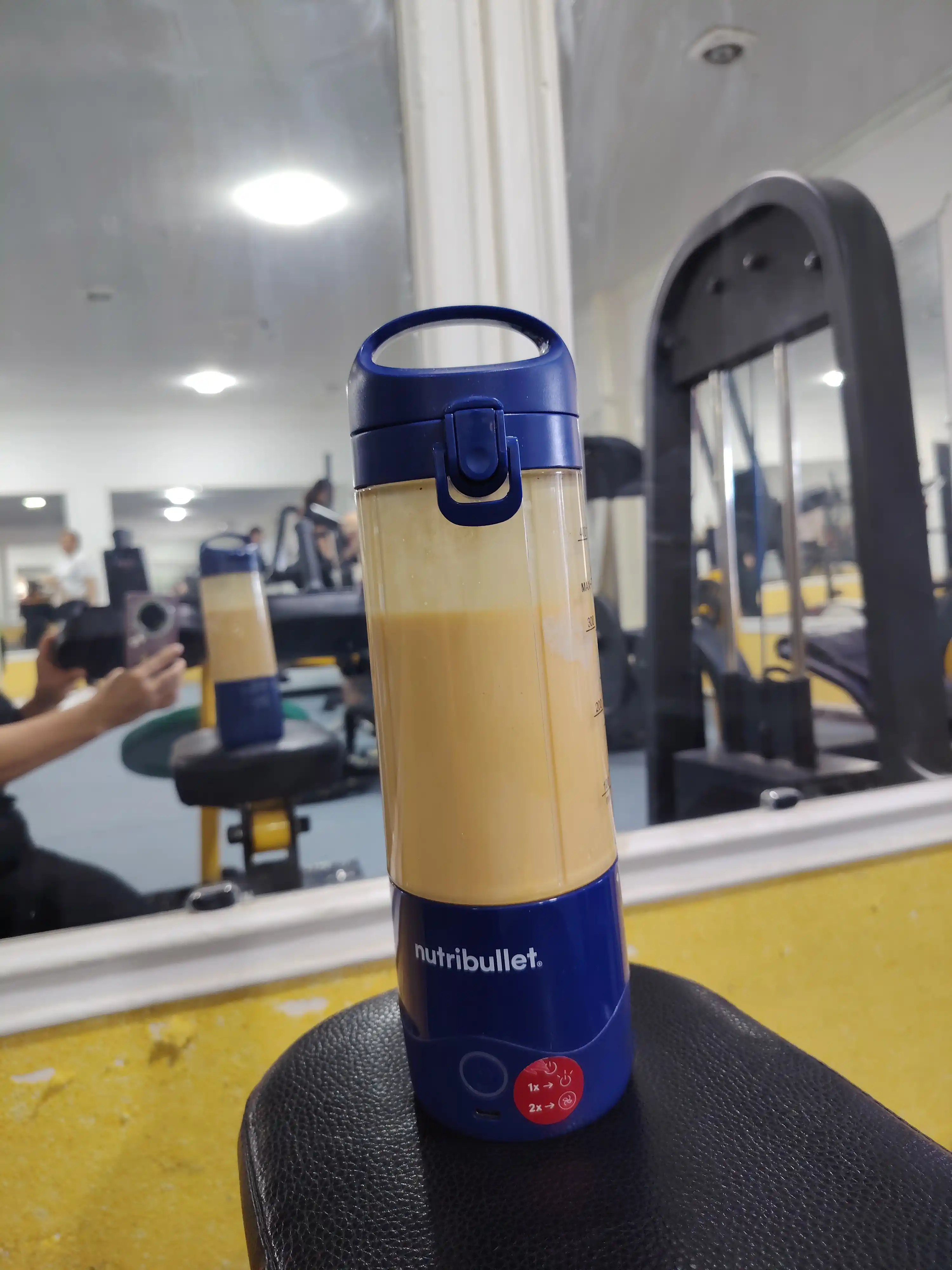 Блендер портативный мини Nutribullet NBP003NBL, аккумуляторный, 475 мл