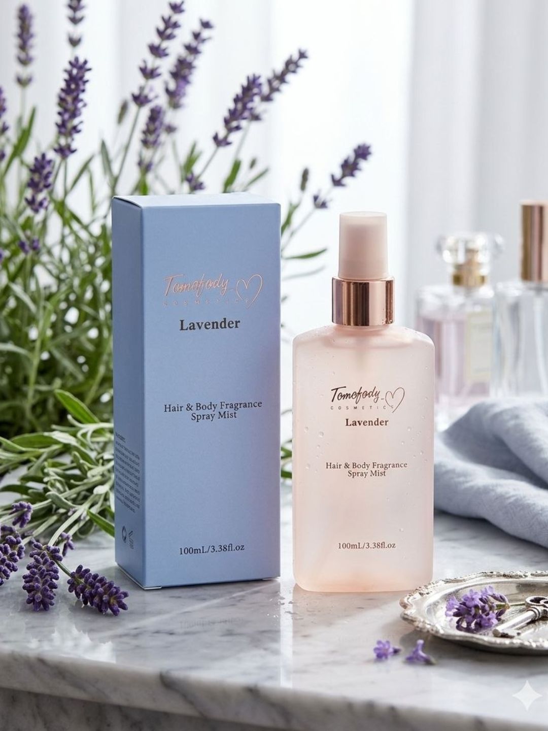 Парфюмированный спрей-мист для волос и тела Tomofody Lavender, 100 мл - 