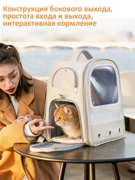 Портативный и дышащий рюкзак для домашних животных, сумка для кошек на выход
