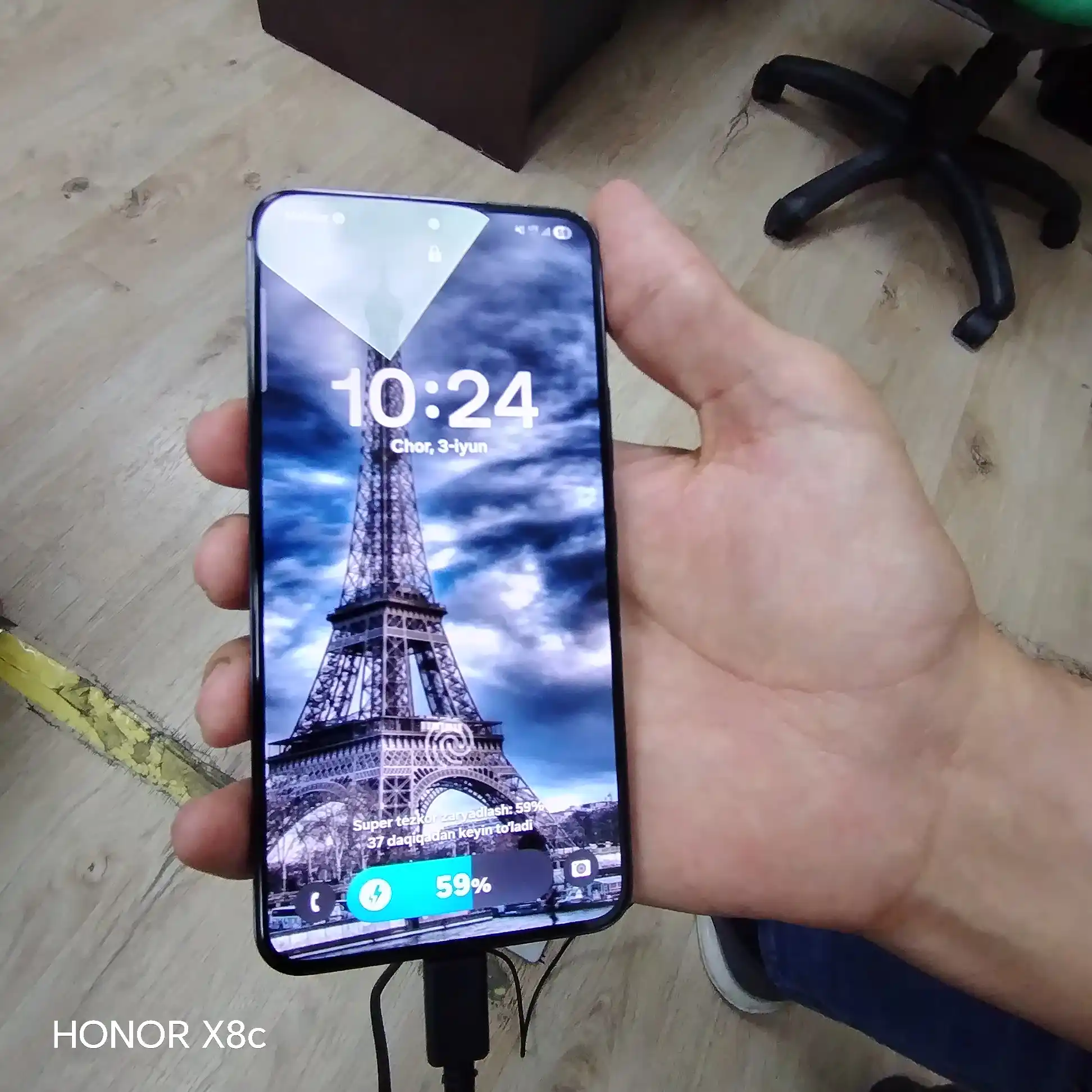 Зарядное устройство 45/120 Вт PD, USB-C, с кабелем 5A/6A – для Samsung и Xiaom