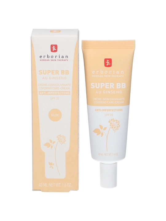 BB крем, Erborian Super BB Au Ginseng, тональный крем-уход, 25 SPF, 40 мл - 