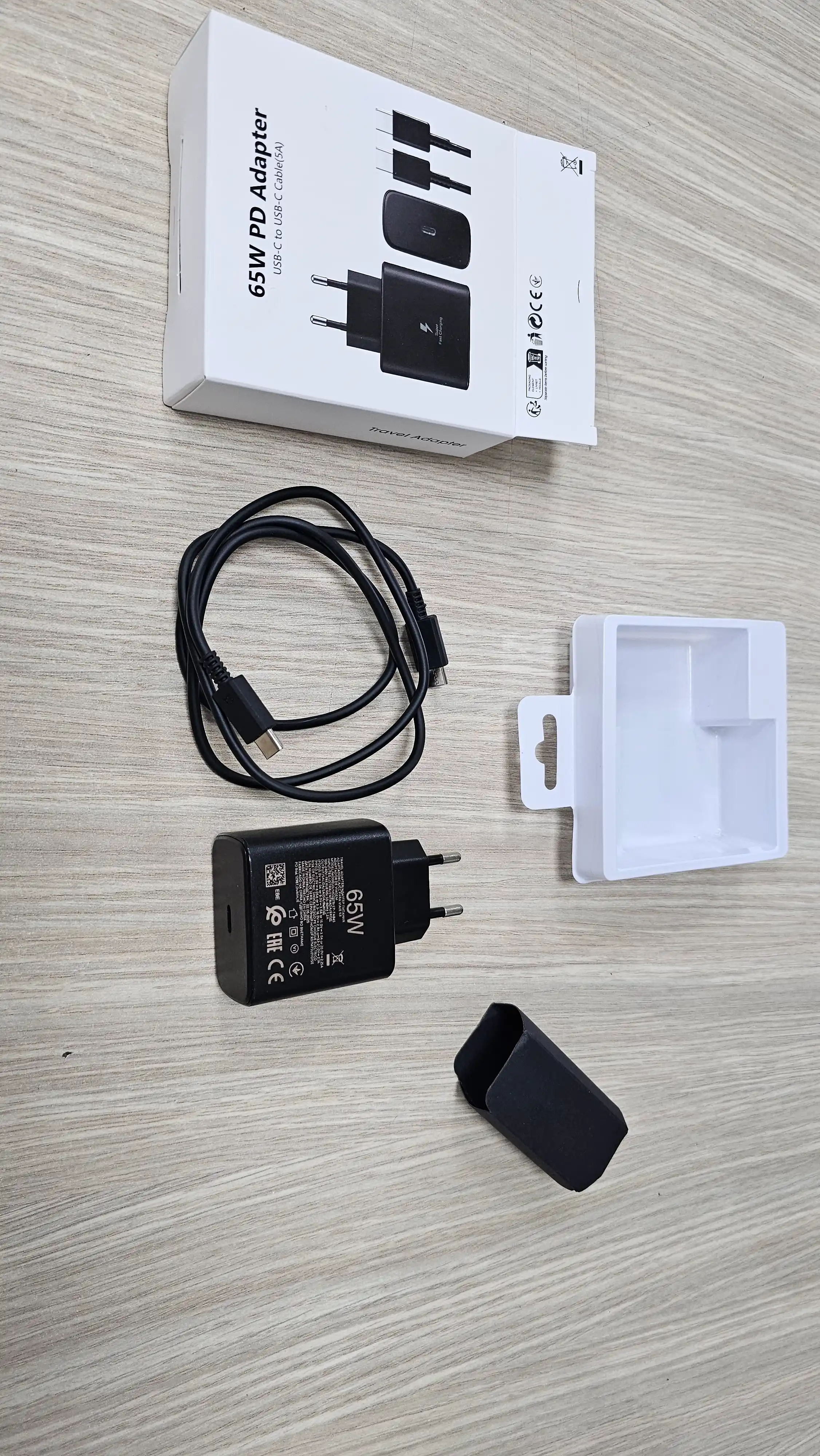 Зарядное устройство 45/120 Вт PD, USB-C, с кабелем 5A/6A – для Samsung и Xiaom