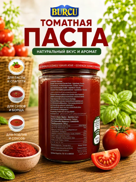 Томатная паста Турция, отборная