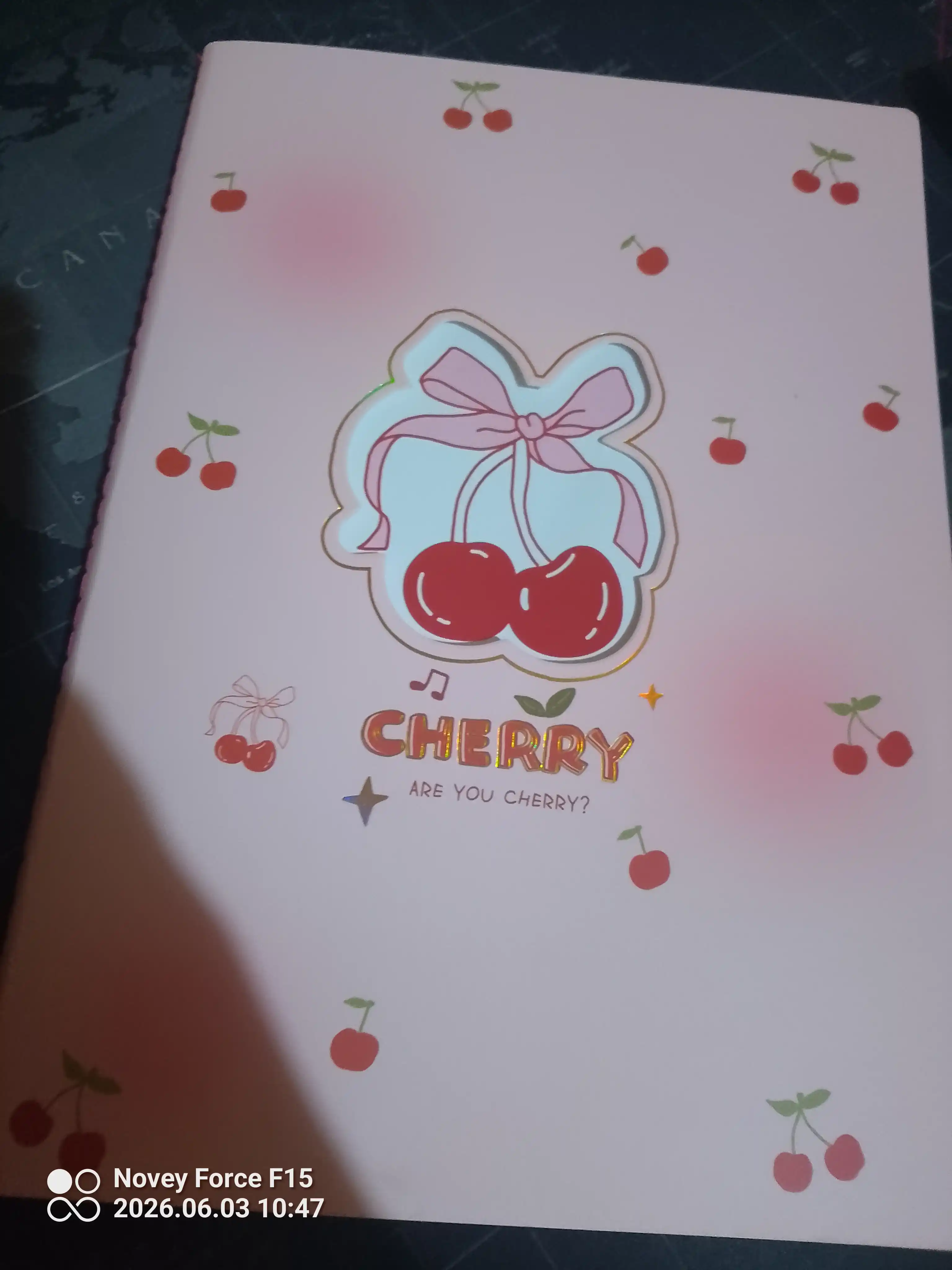 3D блокнот Cherry, большой формат 175×250 мм, 40 листов