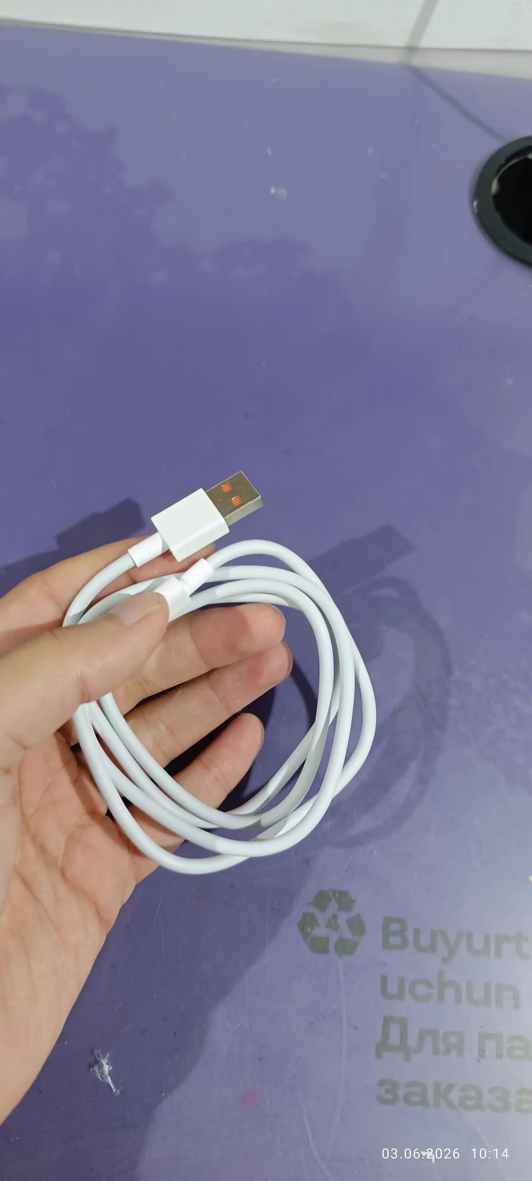 Кабель Xiaomi Mi Turbo USB-A –Type-C 6A 120W, 1метр,поддержка быстрой зарядки 33W/67W/120W