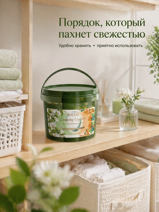 BOTARE 100 ароматических бусин для стирки - 