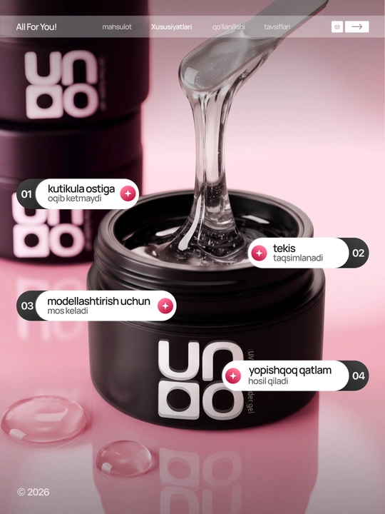 Моделирующий гель для наращивания, укрепления и выравнивания ногтей Builder Gel 