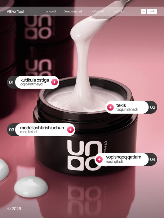 Моделирующий гель для наращивания, укрепления и выравнивания ногтей Builder Gel 