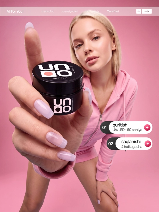 Моделирующий гель для наращивания, укрепления и выравнивания ногтей Builder Gel 