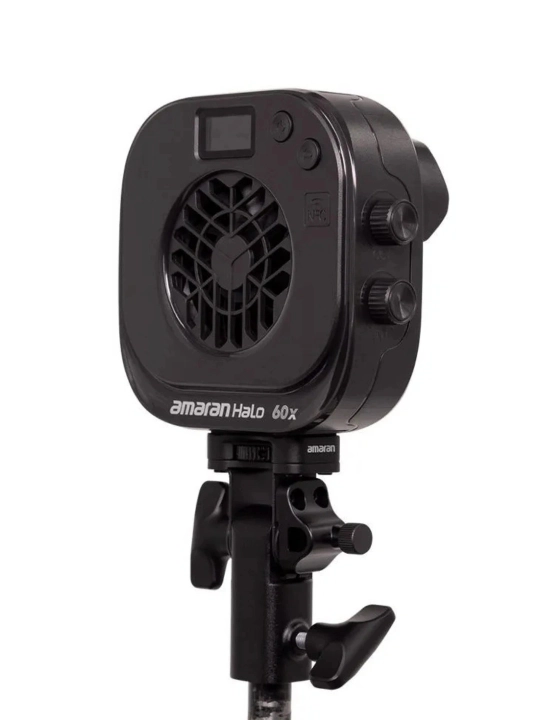 Vlog, TikTok va YouTube uchun Amaran Halo 60x professional LED yoritgich