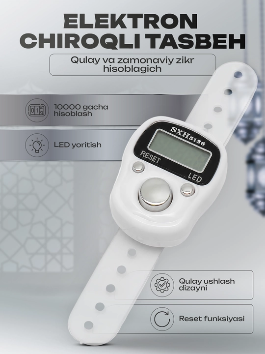 Yoritgichli elektron tasbeh - 