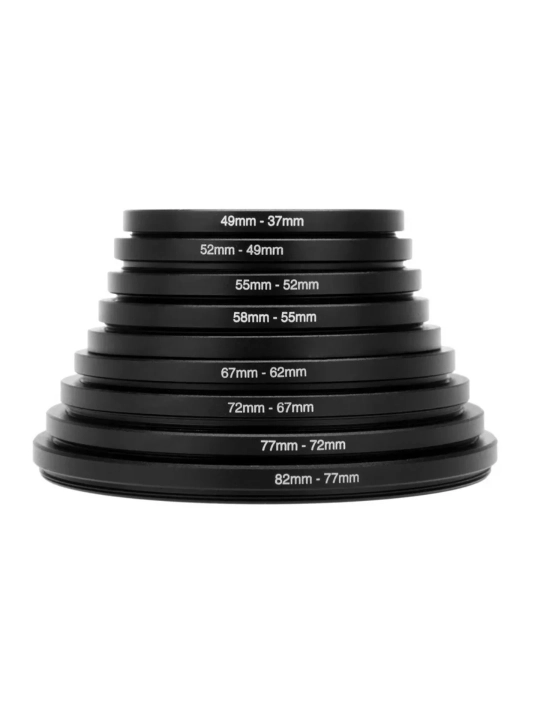 Набор Step Up / Step Down Adapter Ring для объективов 37-82 мм