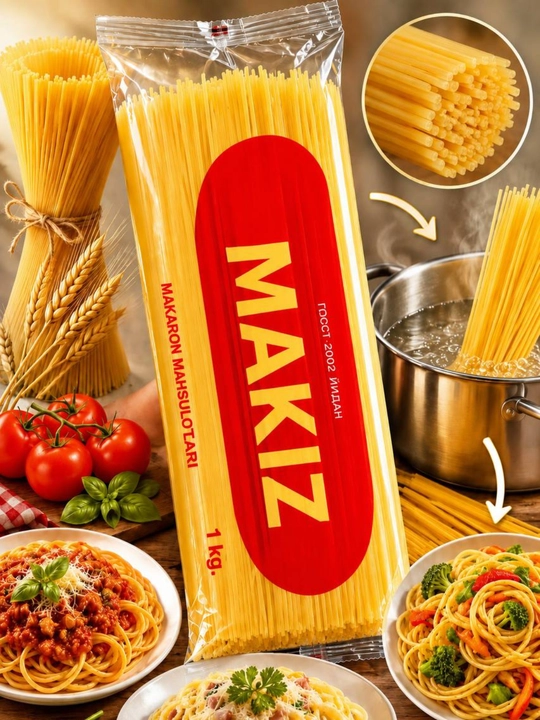 Triolli vermishell Makiz, uzun, 1 kg - 