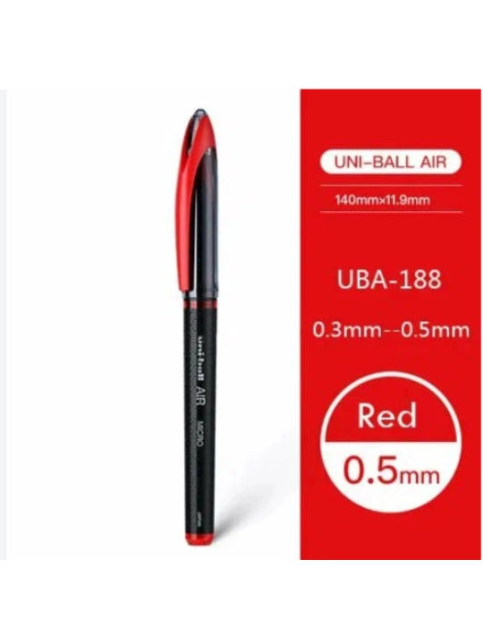 Ручка ролевая UNIBALL AIR 0.5 Roller Pen Red