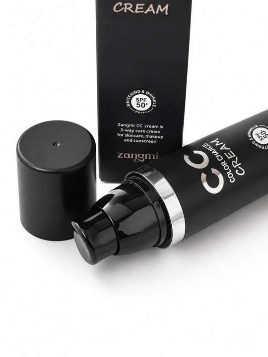 CC-крем Zangmi, SPF50+ PA++++ 50 мл. Крем для загара, Адаптируется к тону кожи - 