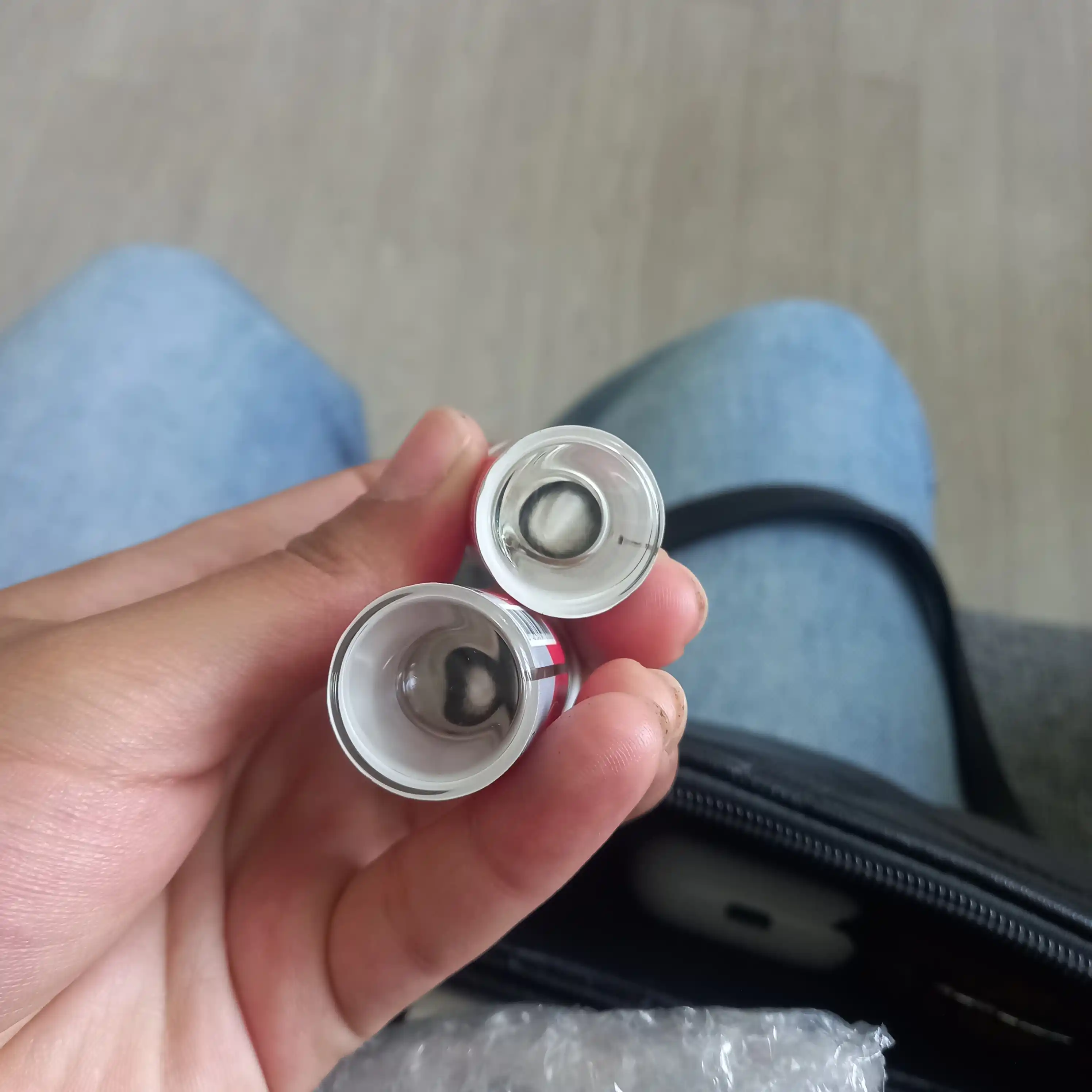 Rangli kosmetik kontakt linzalar, dioptriyasiz, dekorativ linzalar, 2 ta linza