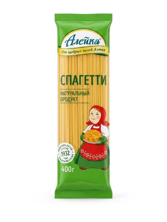 Oltoy o‘lkasidan kelgan Aleyka spagetti 400 gramm