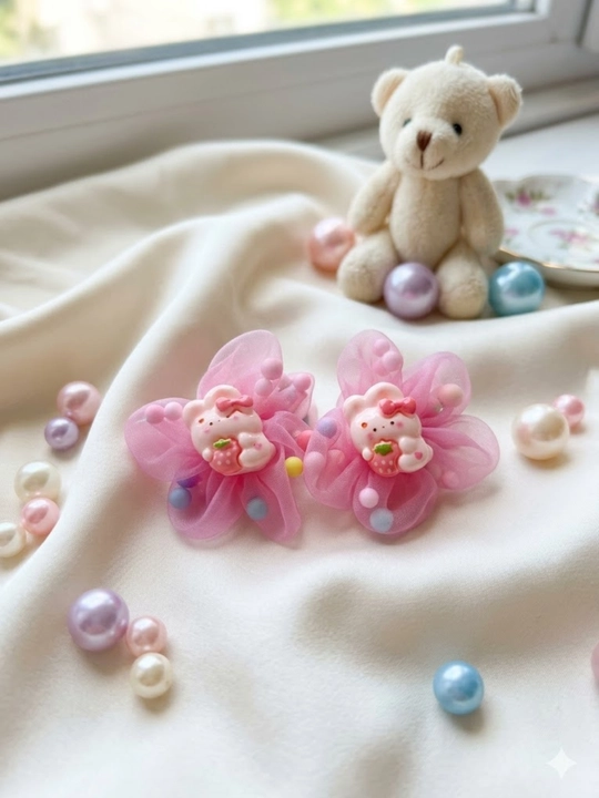 Детская заколка, заколка для девочки, заколка зажим, kawaii заколка, аксессуар для волос - 