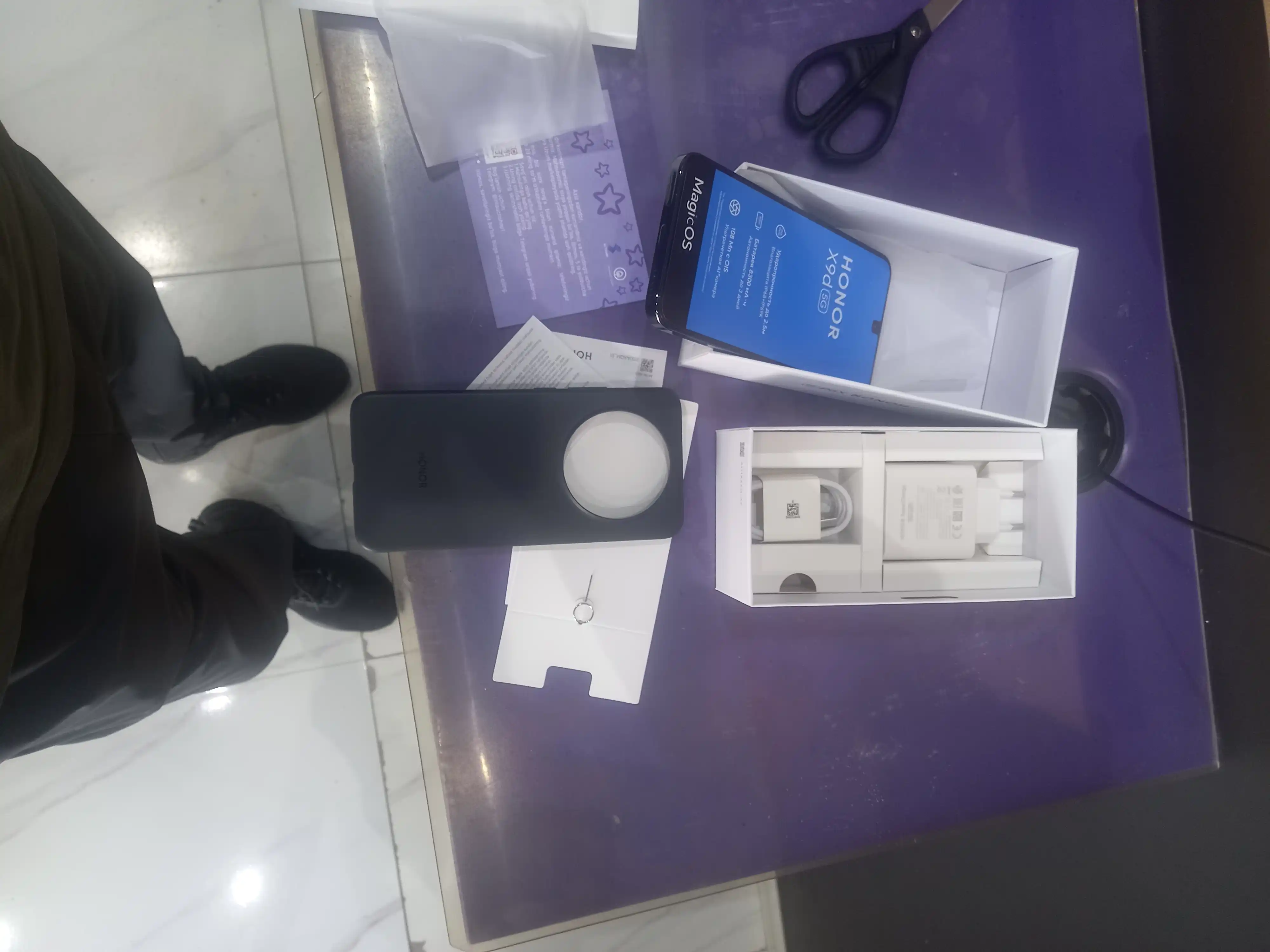 Ударопрочный смартфон HONOR X9d 5G, телефон с NFC, 8/12/256 GB, 6.79”, батарея 8300 мАч