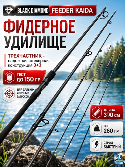 Профессиональное фидерное удилище для рыбалки — FISHHUN-FEEDERUDOCHKALAR-БЕЖМЕЛ