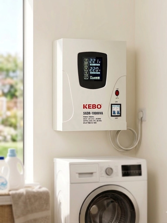 Стабилизатор напряжения 10KVA релейный 100-270V KEBO