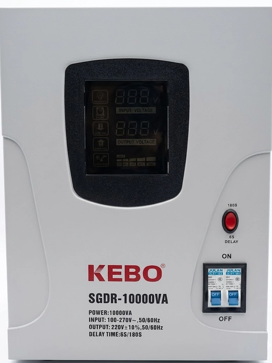 Стабилизатор напряжения 10KVA релейный 100-270V KEBO