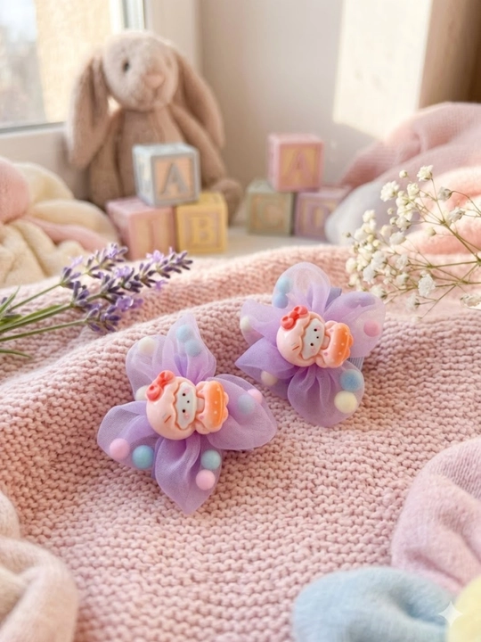 Детская заколка, заколка для девочки, заколка зажим, kawaii заколка, аксессуар для волос - 