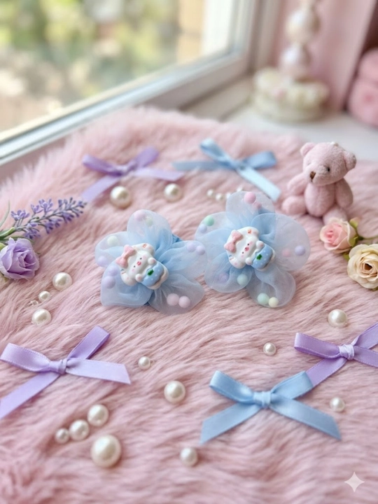 Детская заколка, заколка для девочки, заколка зажим, kawaii заколка, аксессуар для волос - 