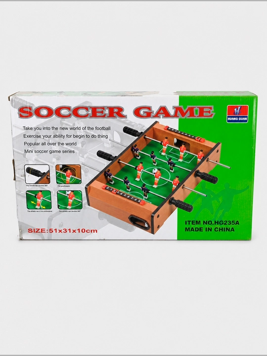 Stol usti futbol Soccer Game HG235A, yog'och uslub, 51 sm