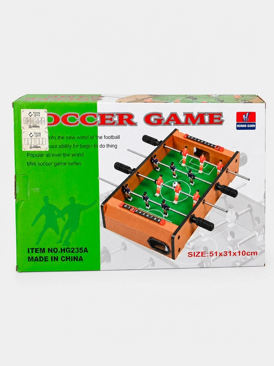 Stol usti futbol Soccer Game HG235A, yog'och uslub, 51 sm