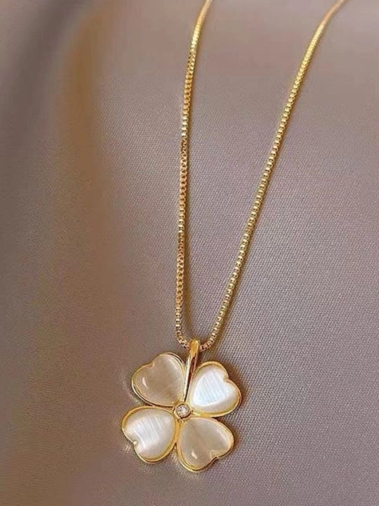 Женская цепочка, цепочка Van Cleef, не меняет цвет и не темнеет