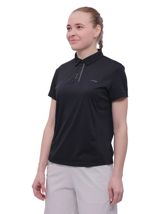 Li-Ning APLW144 ayollar sport polosi AT DRY Anti-Odor Fitness UV himoyasi - 