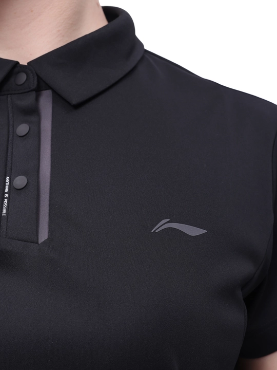Li-Ning APLW144 ayollar sport polosi AT DRY Anti-Odor Fitness UV himoyasi