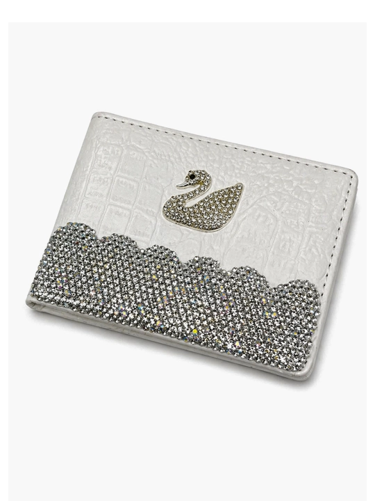 Чехол для водительского удостоверения, украшенный камнями - 