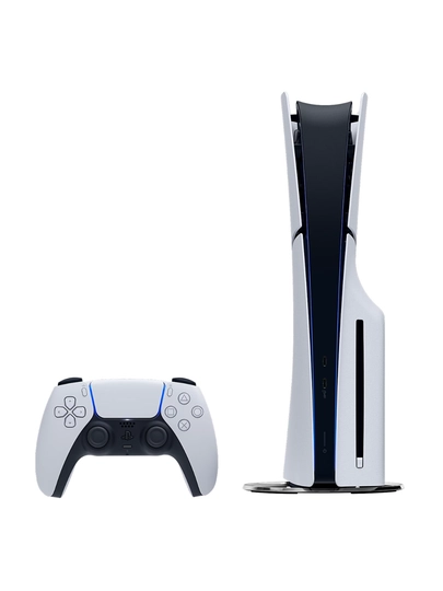 Original PlayStation 5 Slim 1TB Disk Edition, disk boshqaruvi bilan, 2 ta geympad