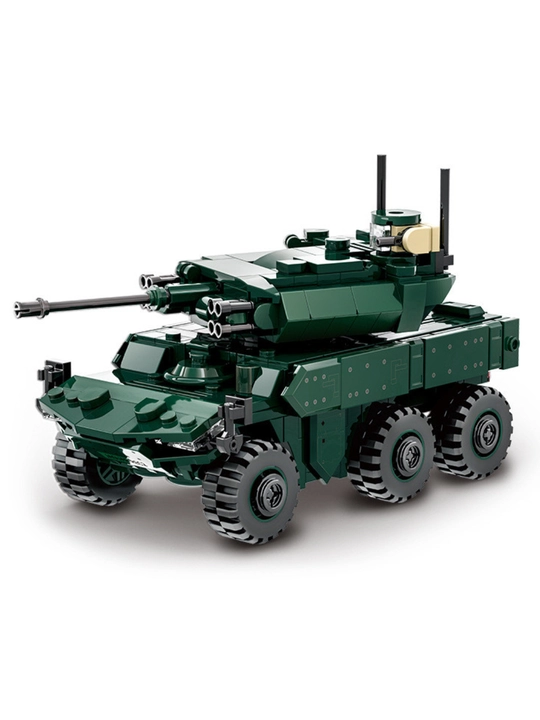 WANGE Military Equipment ERBC Jaguar — военная бронемашина, 381 деталь, бронетехника