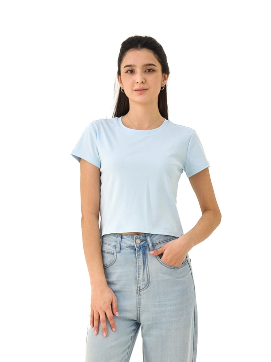 Женский хлопковый crop top