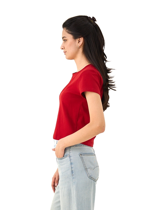 Женский хлопковый crop top