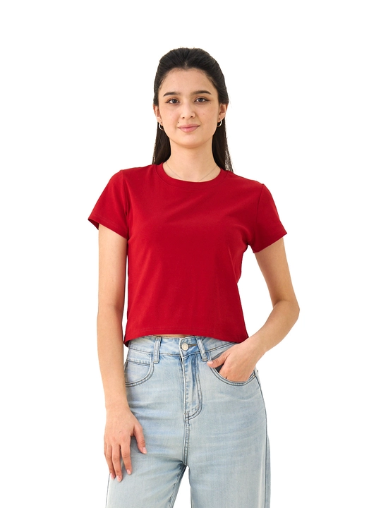 Женский хлопковый crop top