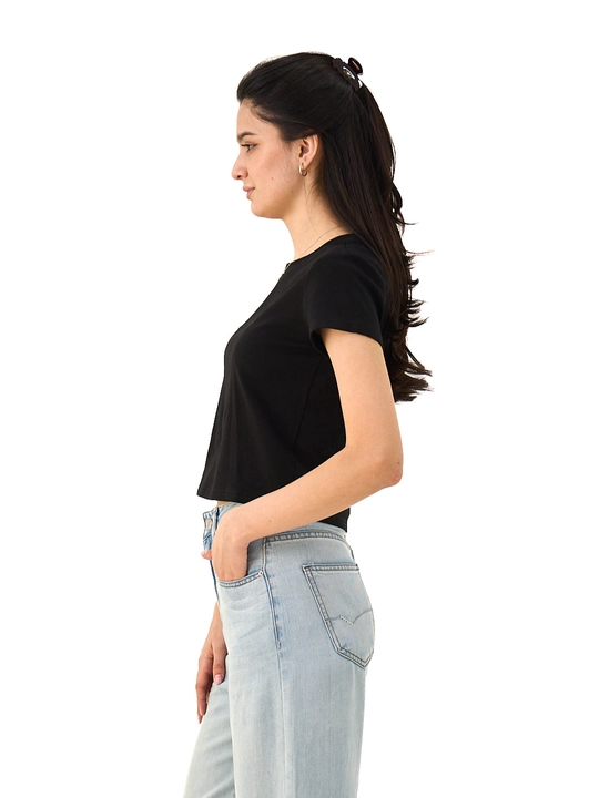 Женский хлопковый crop top