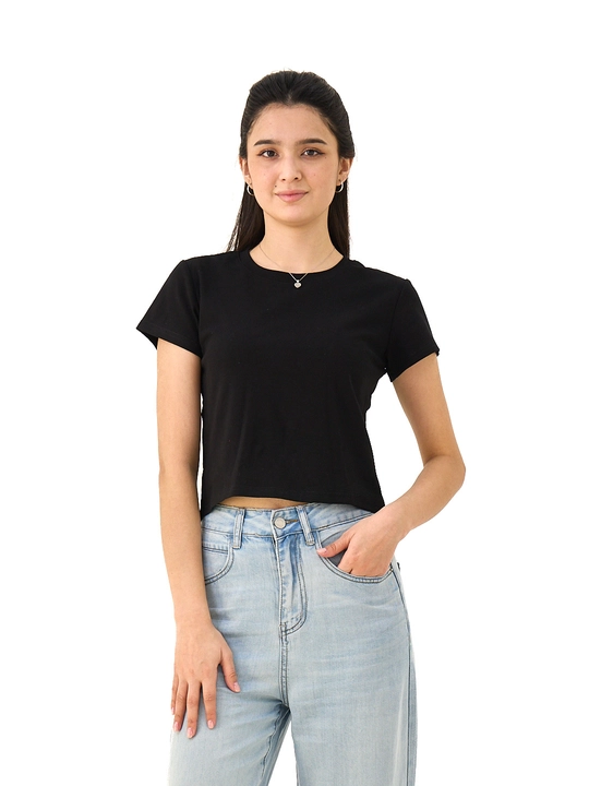 Женский хлопковый crop top