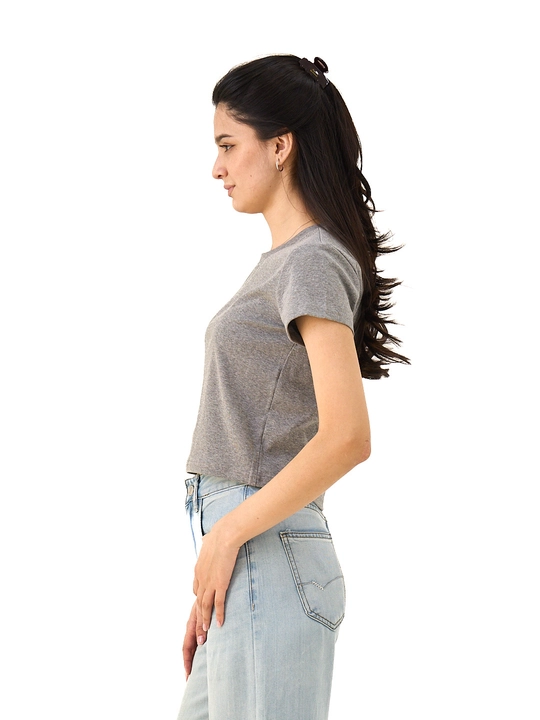 Женский хлопковый crop top