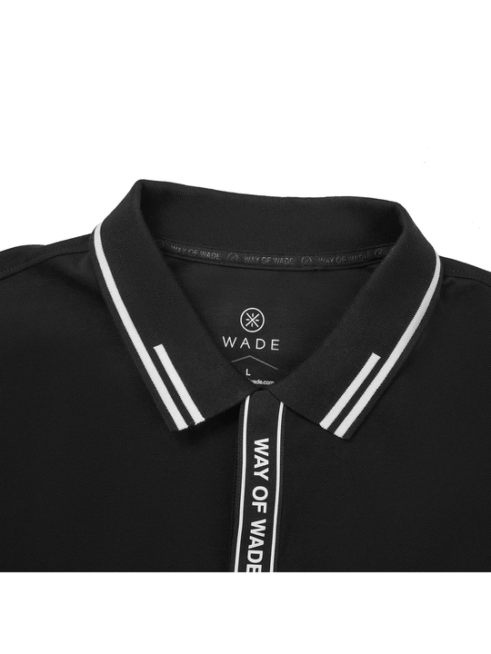 Li-Ning APLW285 поло мужское спортивное AT DRY FREEZE UV 4-Way Stretch