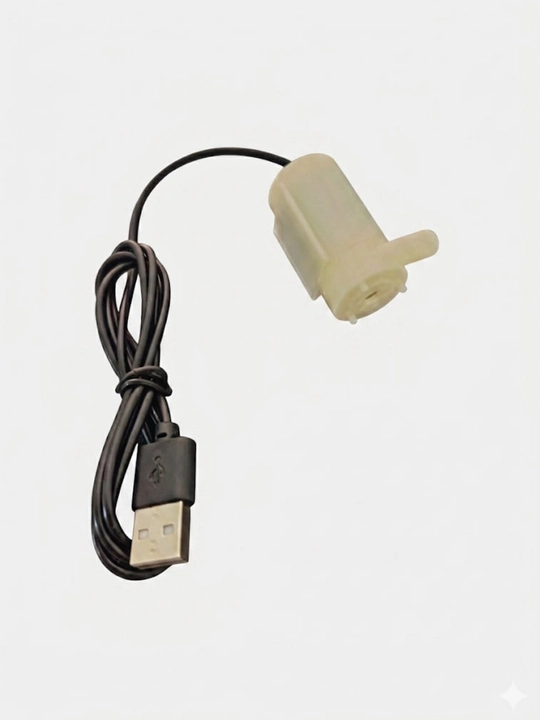 Mini mikro suv osti suv nasosi 3/4.5V cho'tkasiz motorli suv nasosi 80-100L/soat, USB