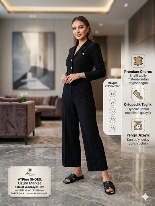 Tapichka ayollar Alpino,shlyopansilar, toshli va platformali  ayollar oyoq kiyimlari 36-40